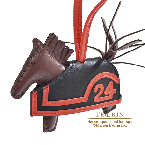 エルメス ロデオチャーム ロベオ24 PM テール/カプシーヌ/ブラック