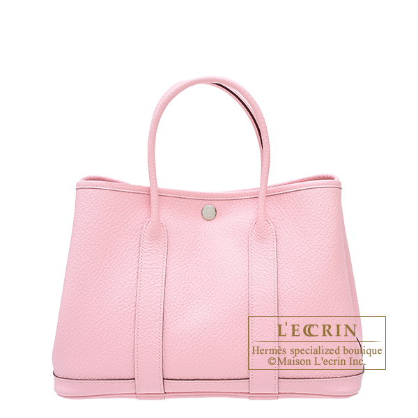 エルメス ガーデンパーティ30/TPM ローズサクラ カントリー シルバー