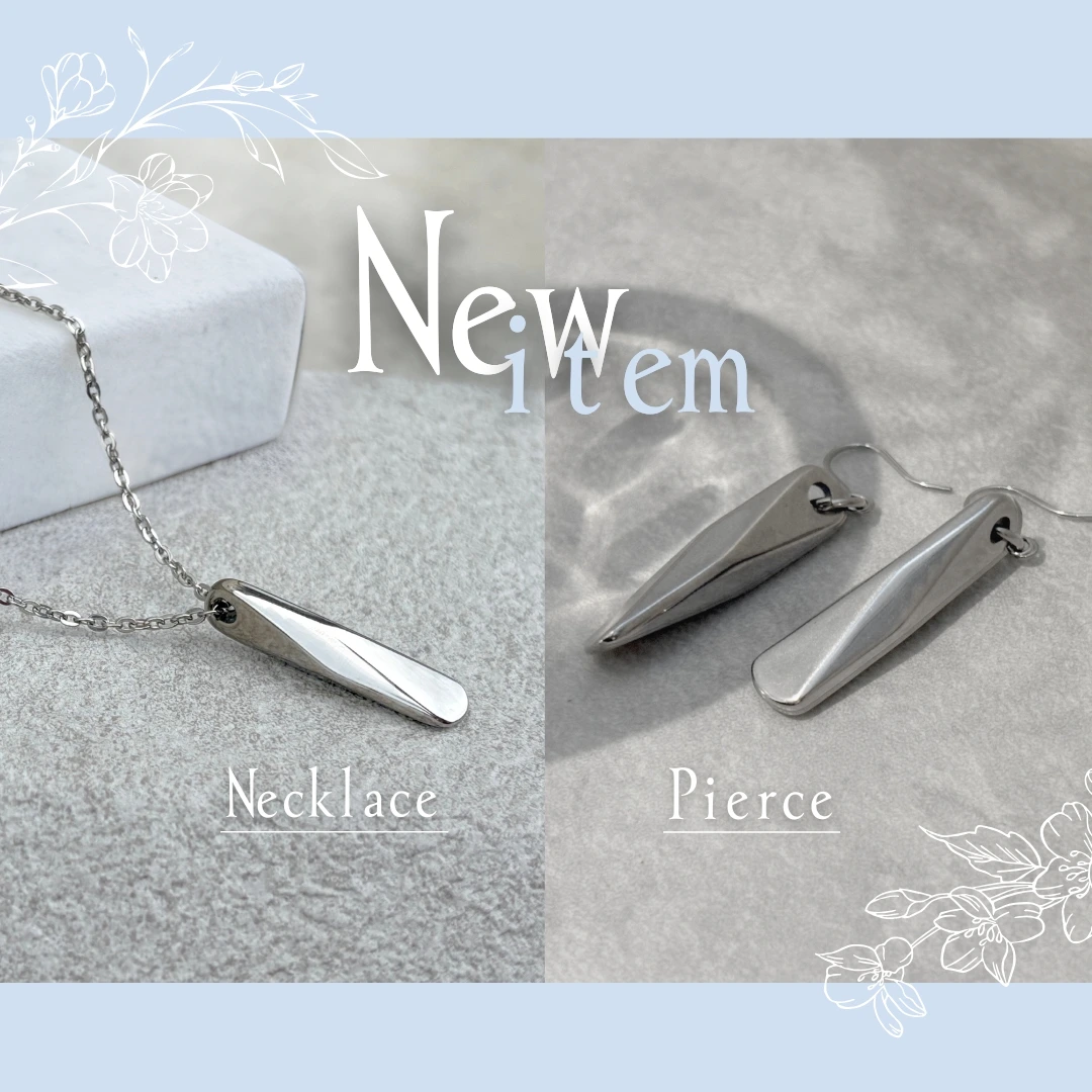 チタンペンダント(ネックレス) ダブルハート｜leger レジエ T03