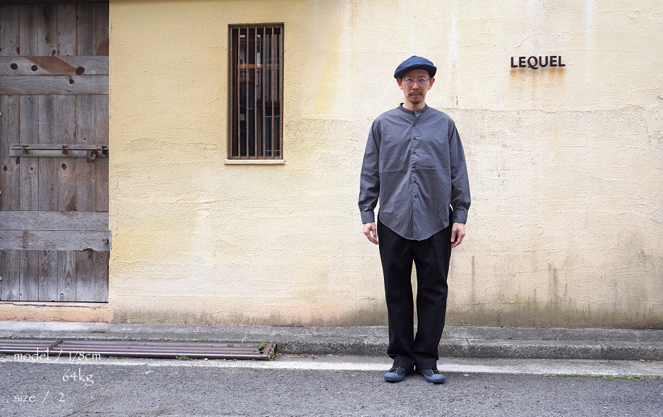 outil ウティ CHEMISIER SAPOIS ＜チャコール＞ 商品詳細｜LEQUEL