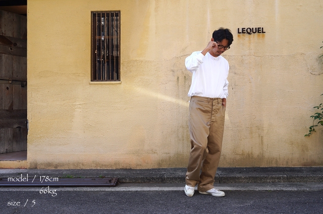 CIOTA シオタ Weapon Chino Cloth Pants（41 khaki） ＜ベージュ