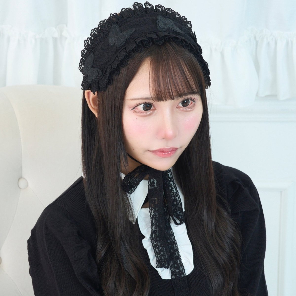 レースチュールヘッドドレス《LAFARYオリジナル》- LAFARY ONLINE