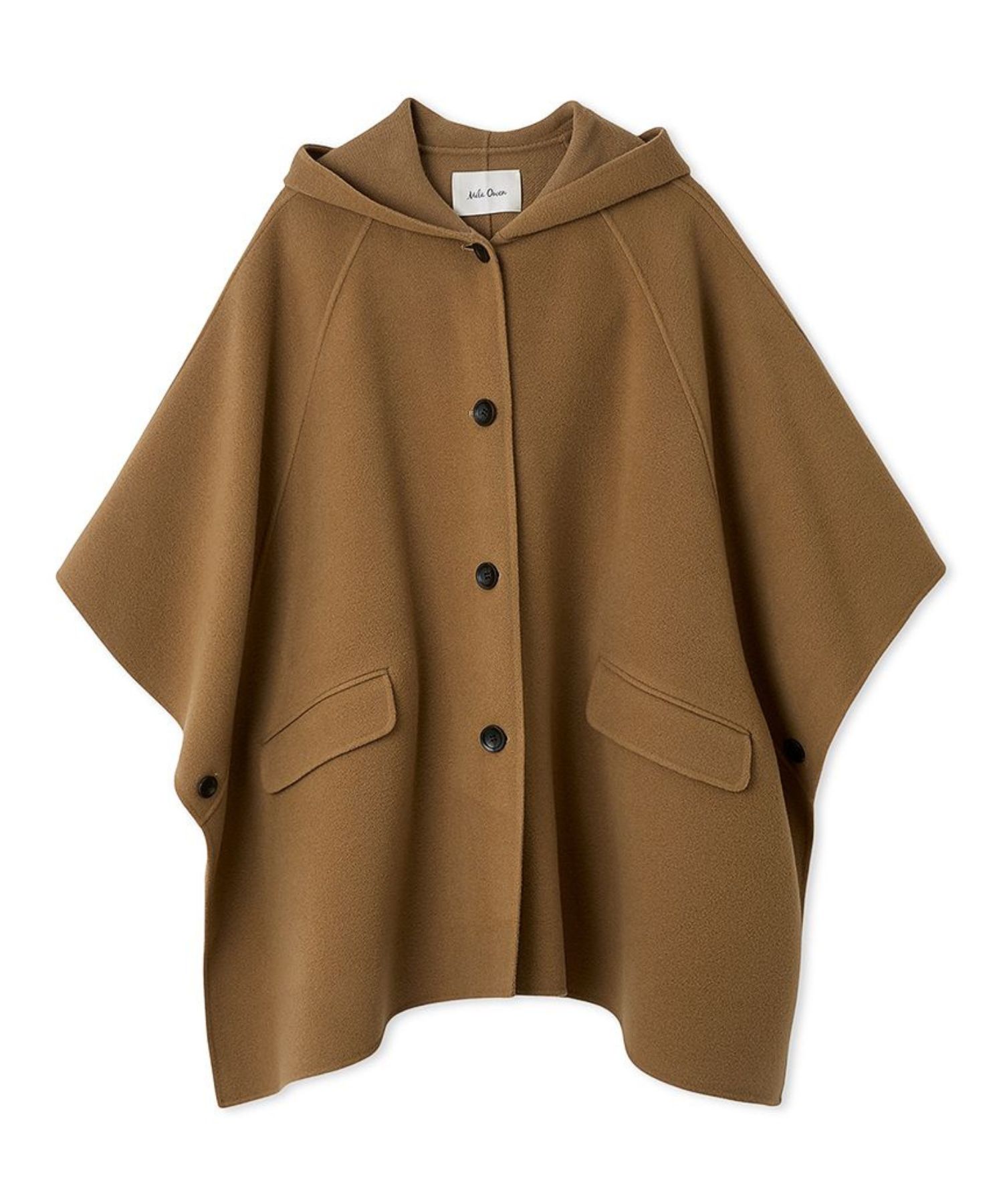 Mila Owen - フードポンチョコート( CML ) ポリエステル / ウール混
