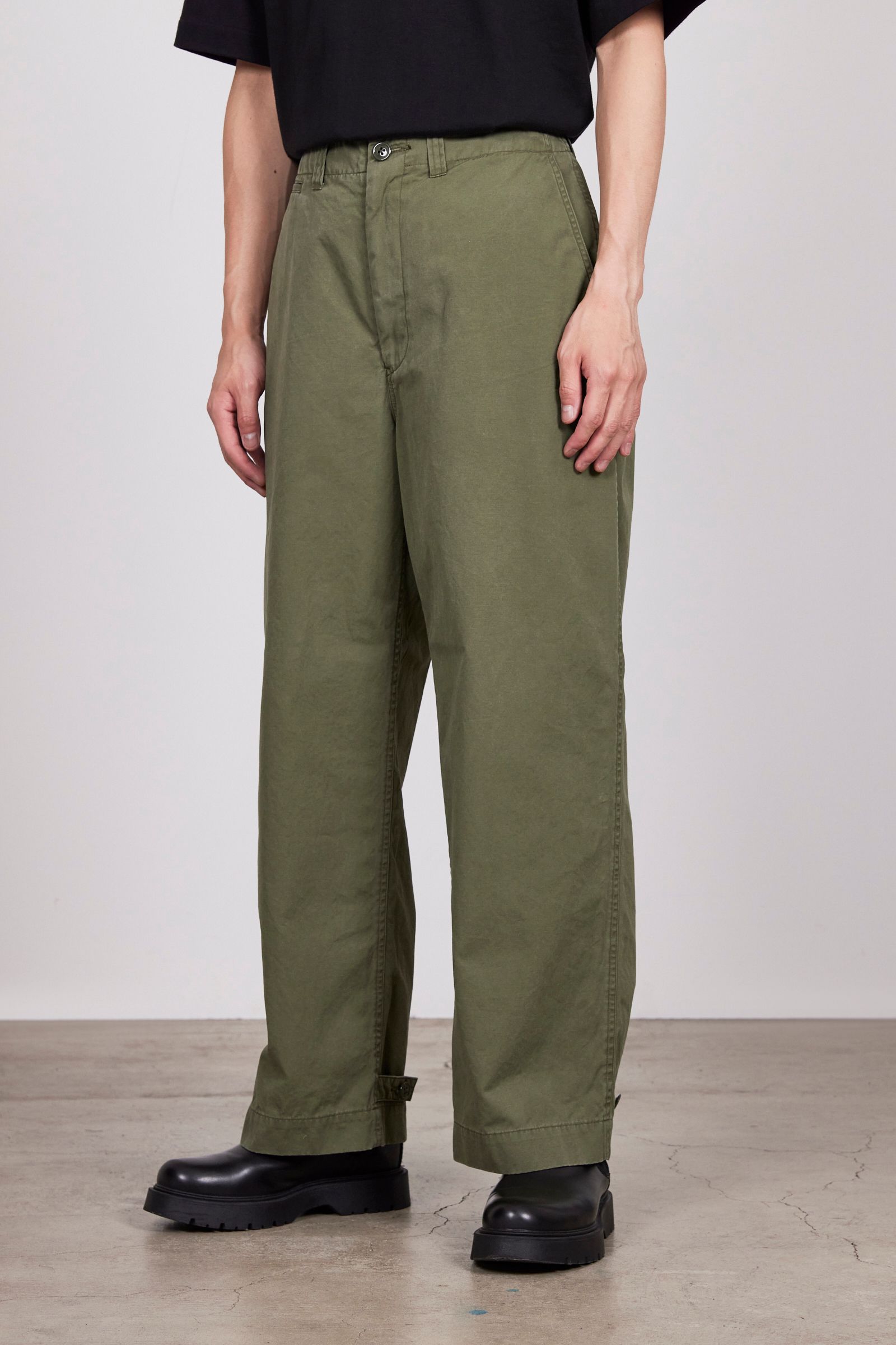marka - ORGANIC COTTON WEATHER CLOTH U.S. ARMY FIELD TROUSERS