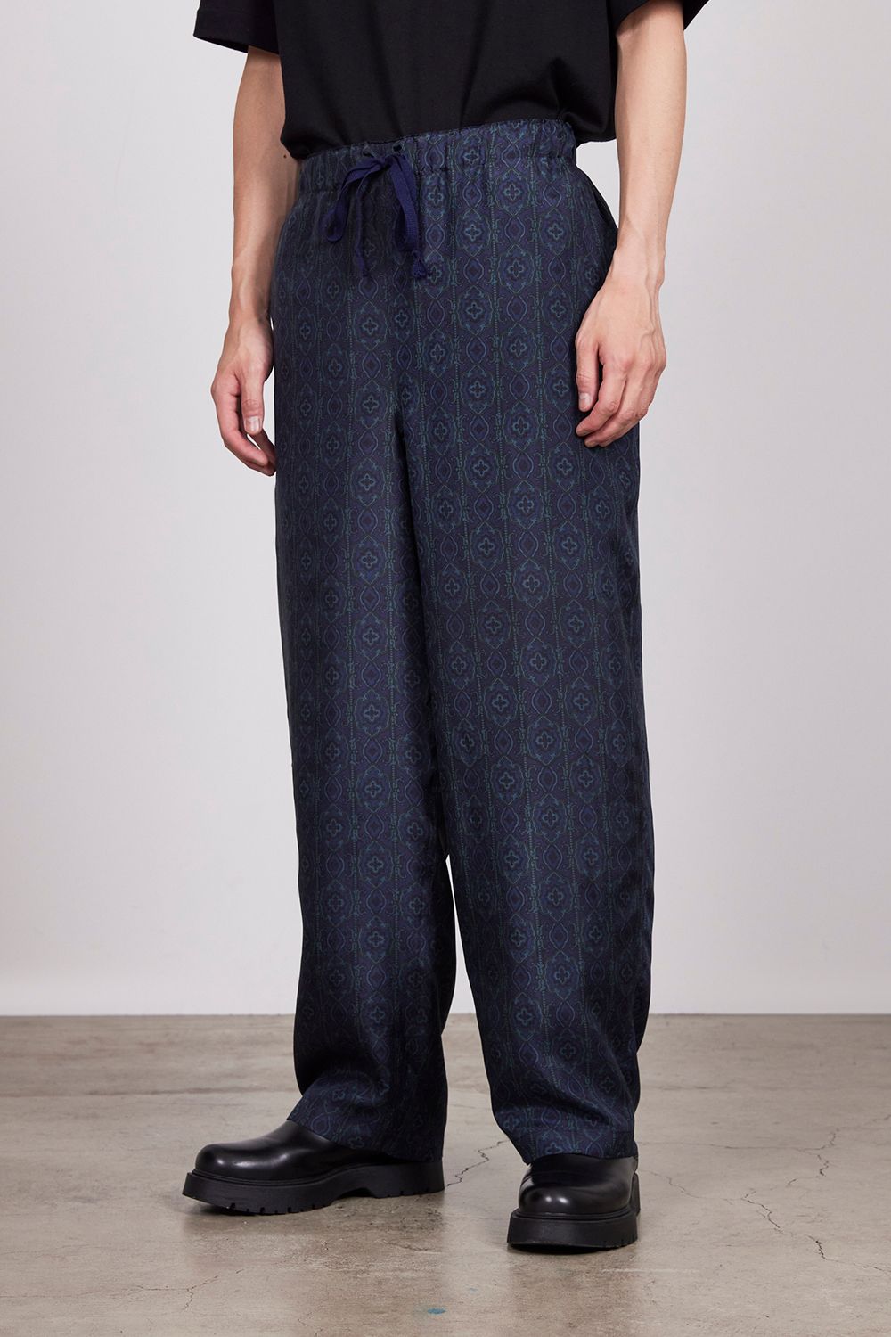 marka - HABUTAE SILK PANTS / シルク羽二重 パンツ | laid-back
