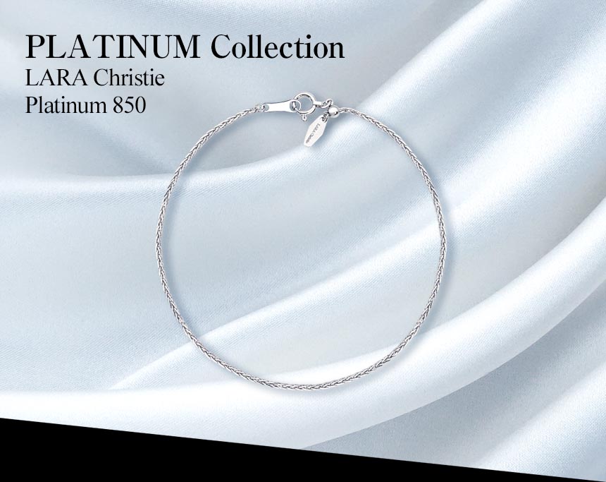 ブレスレット チェーン レディース プラチナ pt850 スピガカット 最長