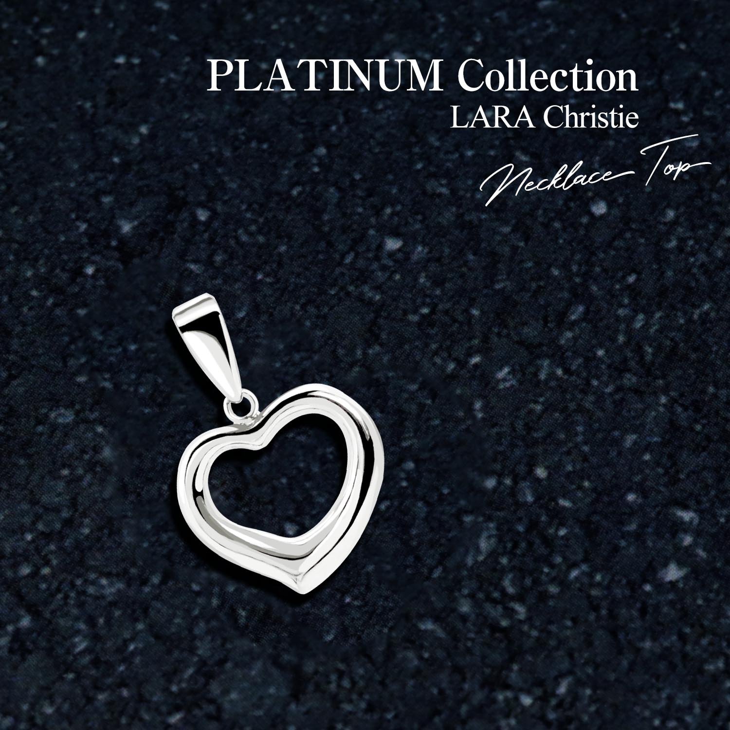 ネックレストップ ペンダントトップ ハート オープンハート レディース