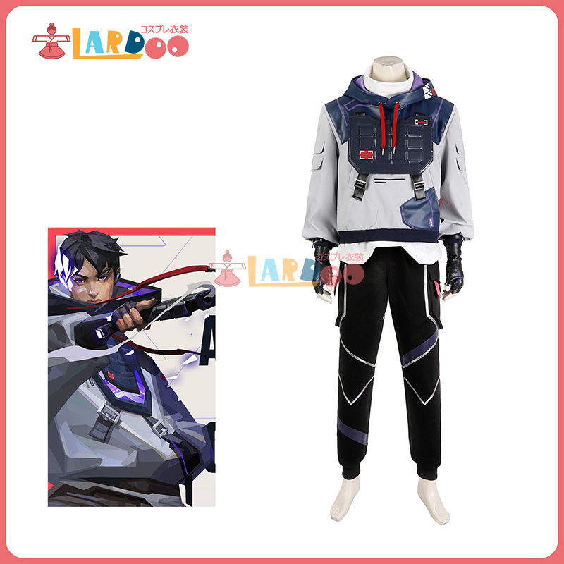ヴァロラント VALORANT Iso/アイソ コスプレ衣装 コスチューム cosplay