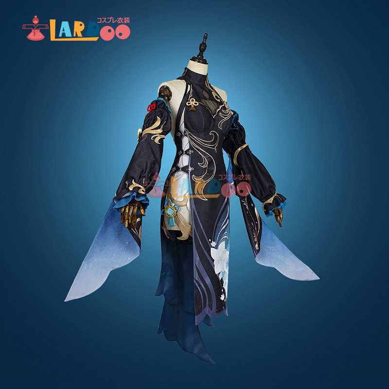 原神 Genshin 璃月 申鶴-「冷花幽露」 新コスチューム 足首飾り付き