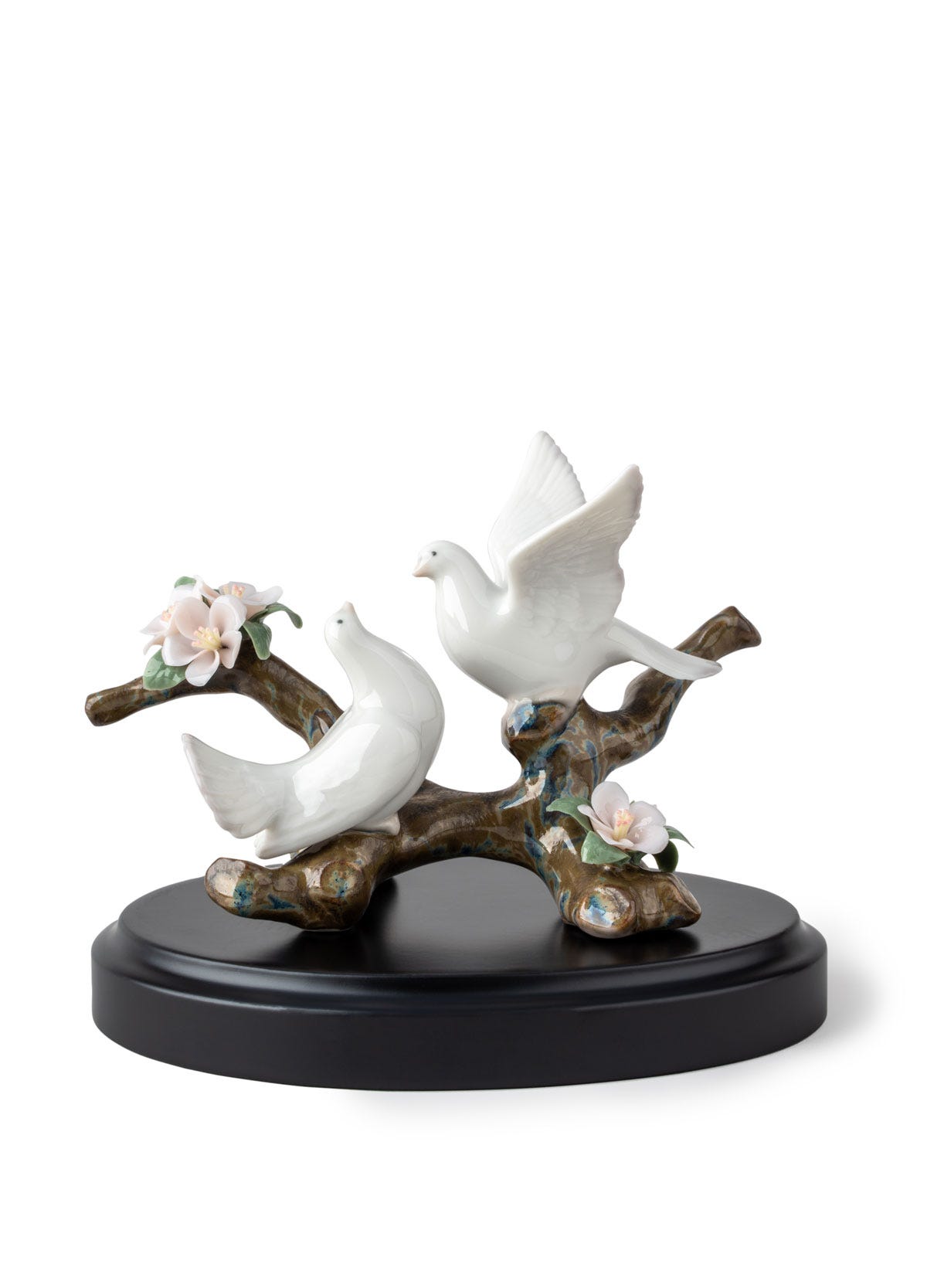 Doves on A Cherry Tree Figurine | Lladró® Europe