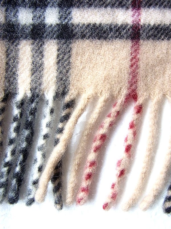 ヨーロッパ古着】イギリス製 BURBERRY バーバリー X チェック柄 ウール