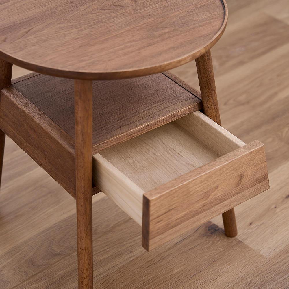 ロンド サイドテーブル（Brown） - サイドテーブルの通販 ｜リビング