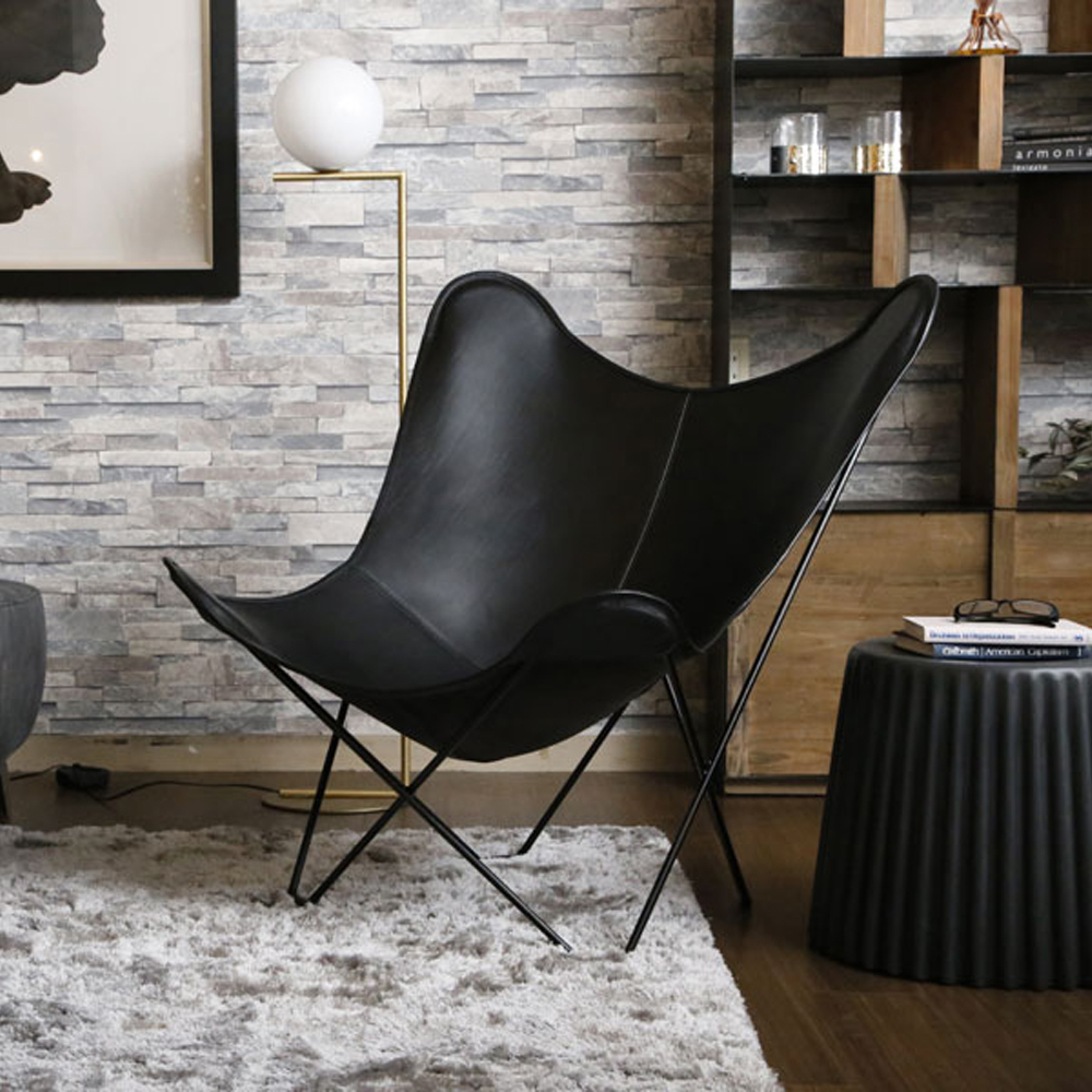 BKF（バタフライチェア）パーソナルチェア（ブラック） - パーソナル