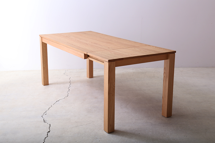 SE 伸長式無垢材ダイニングテーブル OAK(オーク) * - ダイニング