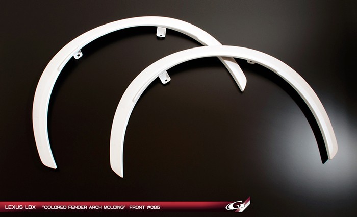 レクサスLBX専用 カラードフェンダーアーチモールの販売ページです