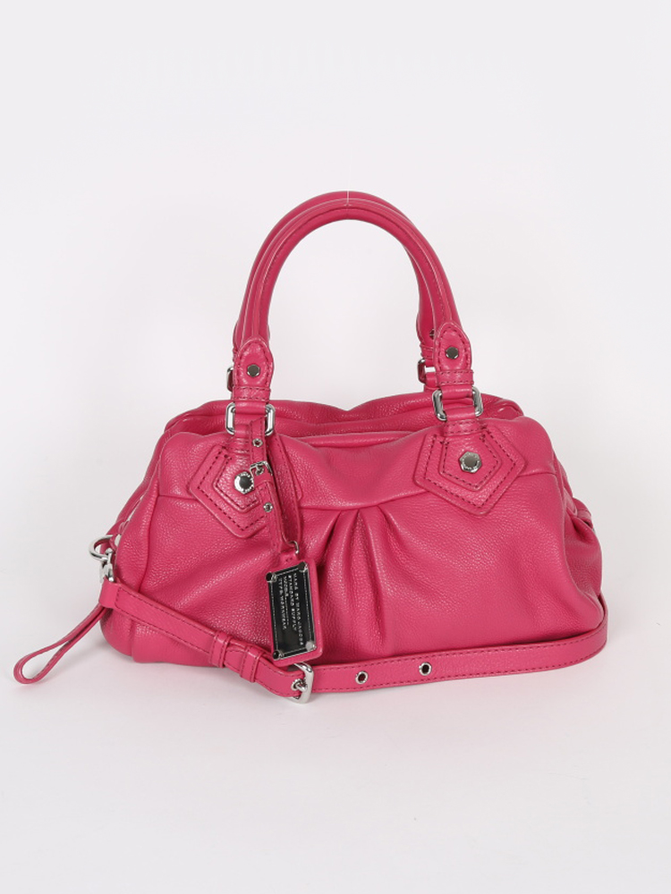 Marc by Marc Jacobs - Classic Q Baby Pink Leather Bag | www