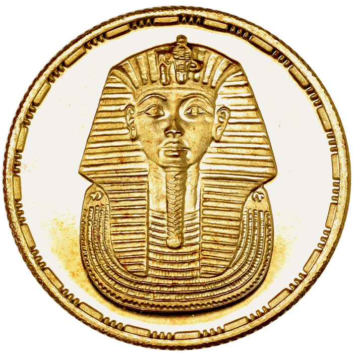 エジプト 1993年銘 50ポンド金貨 プルーフ ツタンカーメン 限定発行