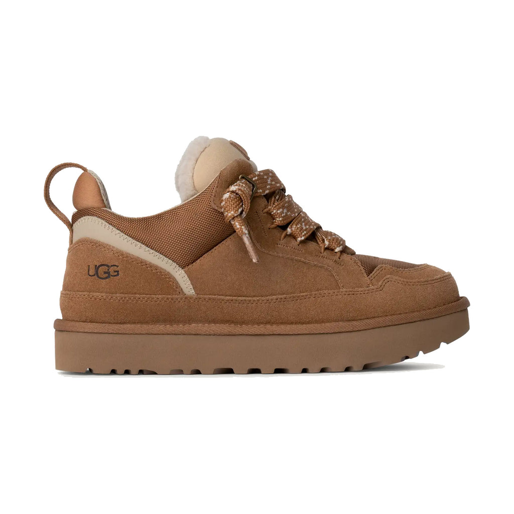 UGG LOWMEL LINED LACE SNEAKER CHESTNUT - MENS - Lamey Wellehan Shoes