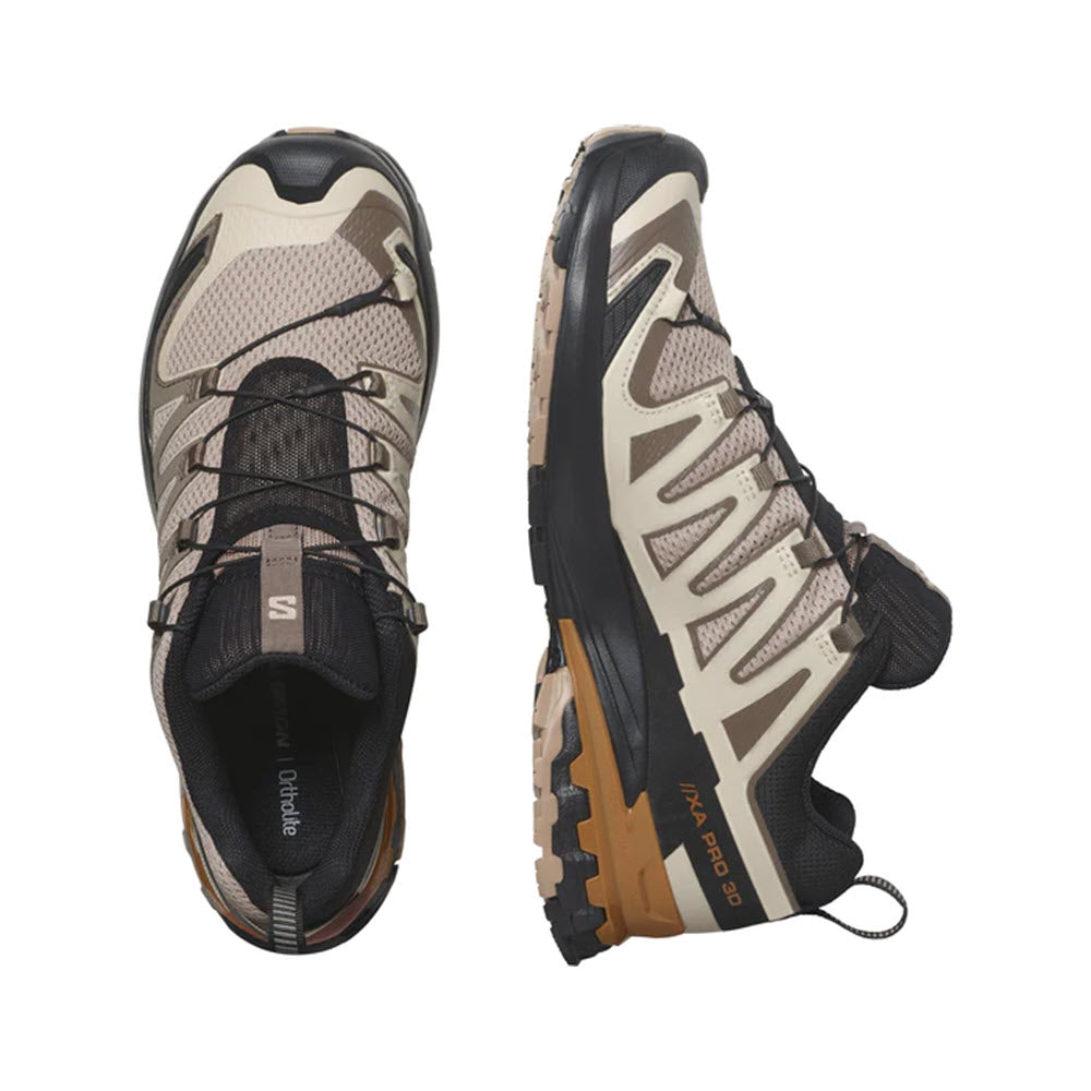 SALOMON XA PRO 3D V9 NATURAL/BLACK/SUGAR ALMOND - MENS - Lamey