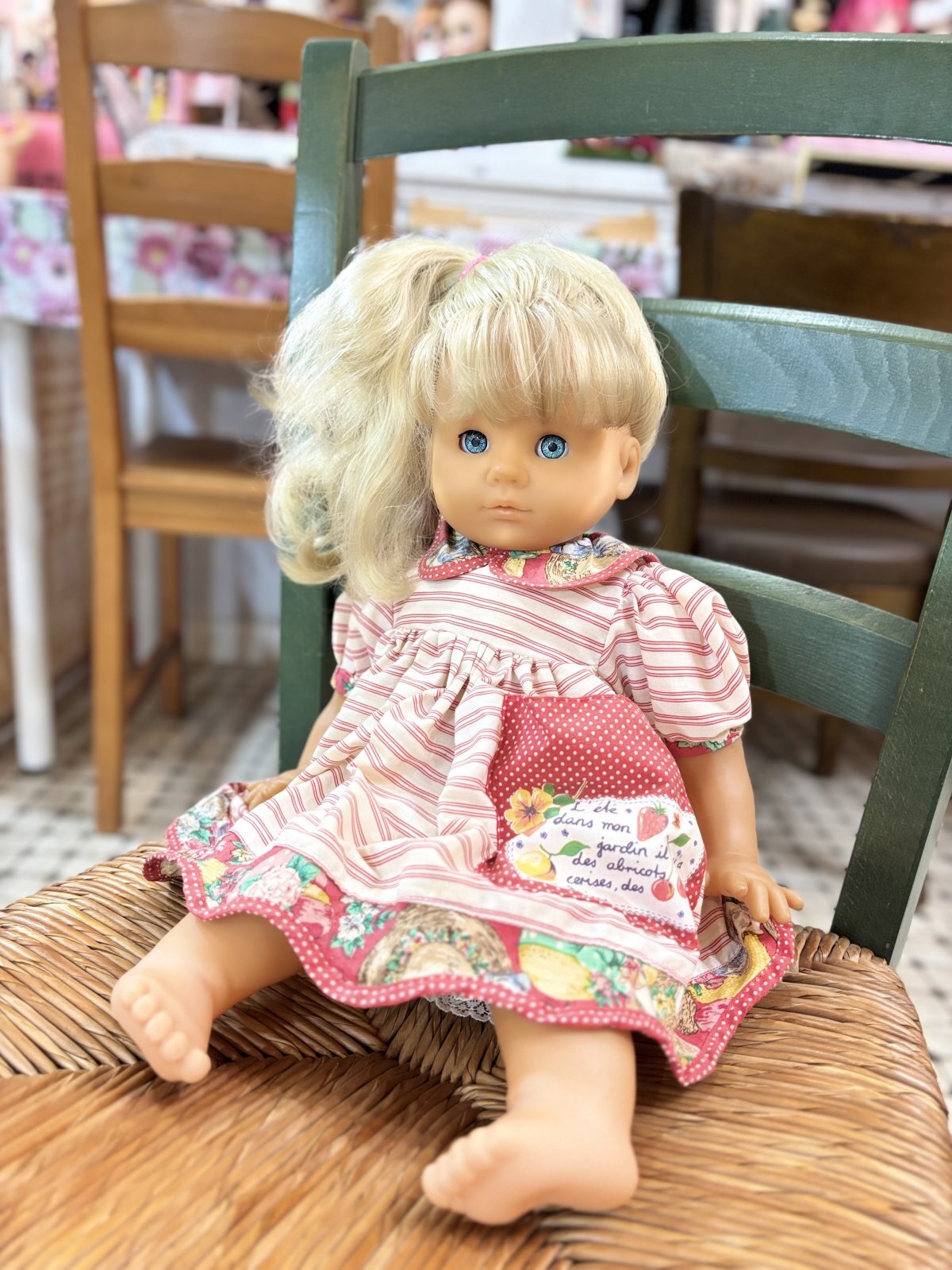 ブロンドのブルーの瞳の女の子 ドイツ製 ヴィンテージZaph46cm - N's