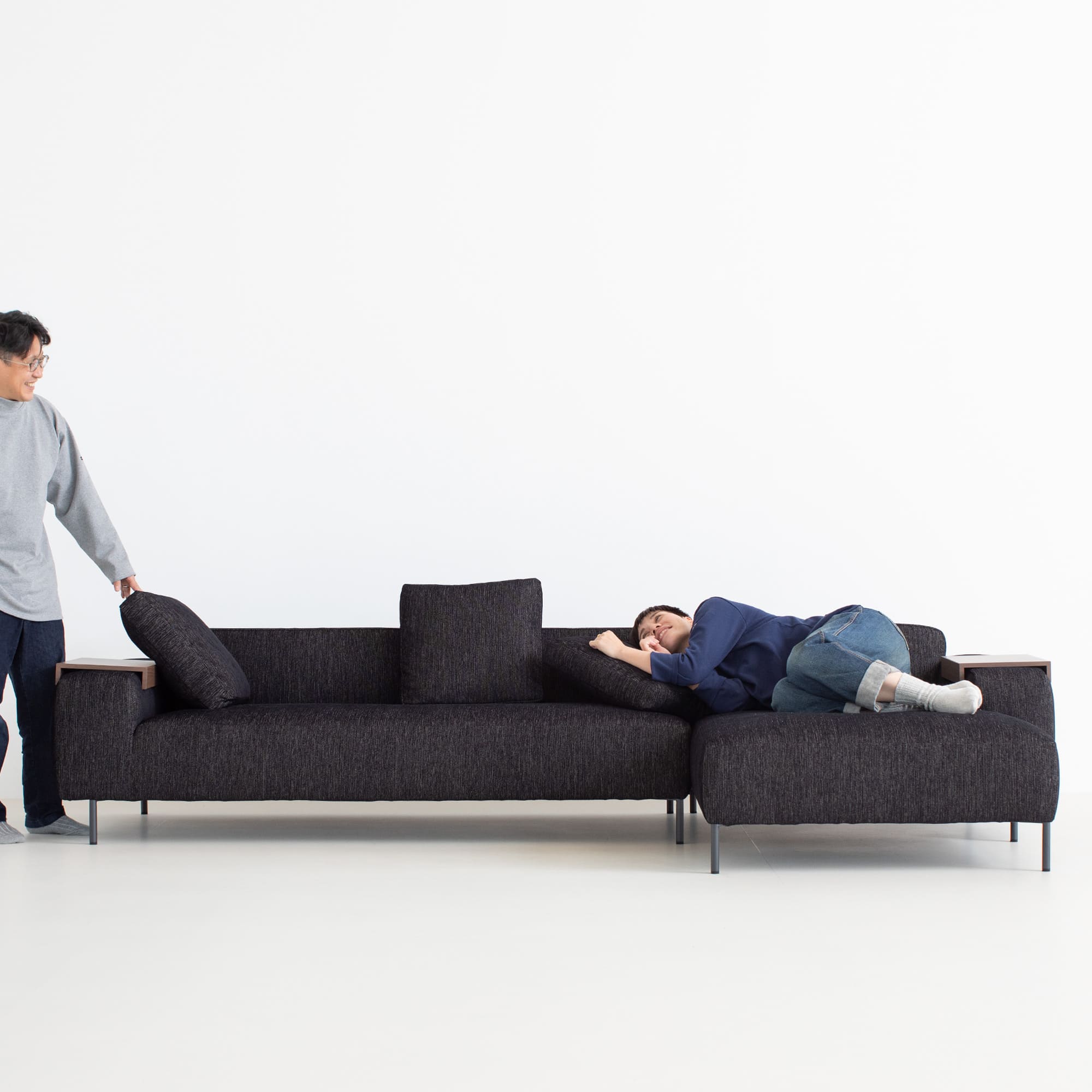 Decibel C4 2人掛けカウチソファセット」 製品詳細ページ | 国産ソファ