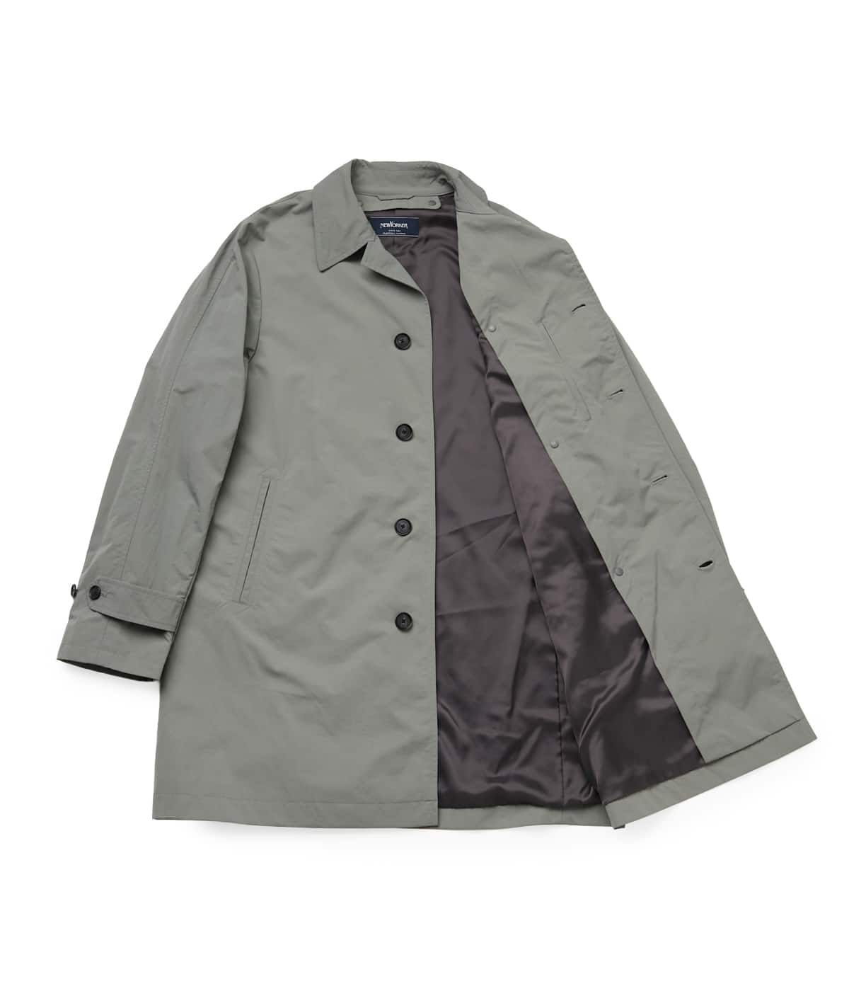 撥水】ザックナイロン ステンカラーコート(16386300-2025