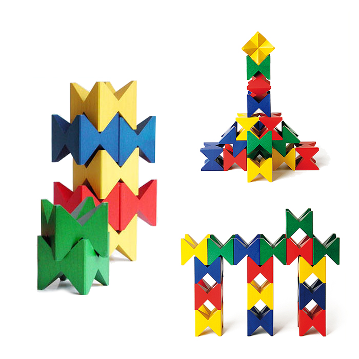 Naef Spiel 9401 Wooden Stacking Blocks: NOVA68.com