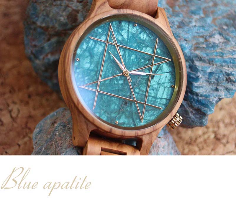 NOZ 腕時計 クォーツ式 ラブラドライト42mm 【公式通販】