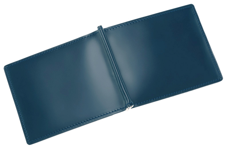 キプリス】札ばさみ/マネークリップ□新コードバン＆ベジタブルタンニン