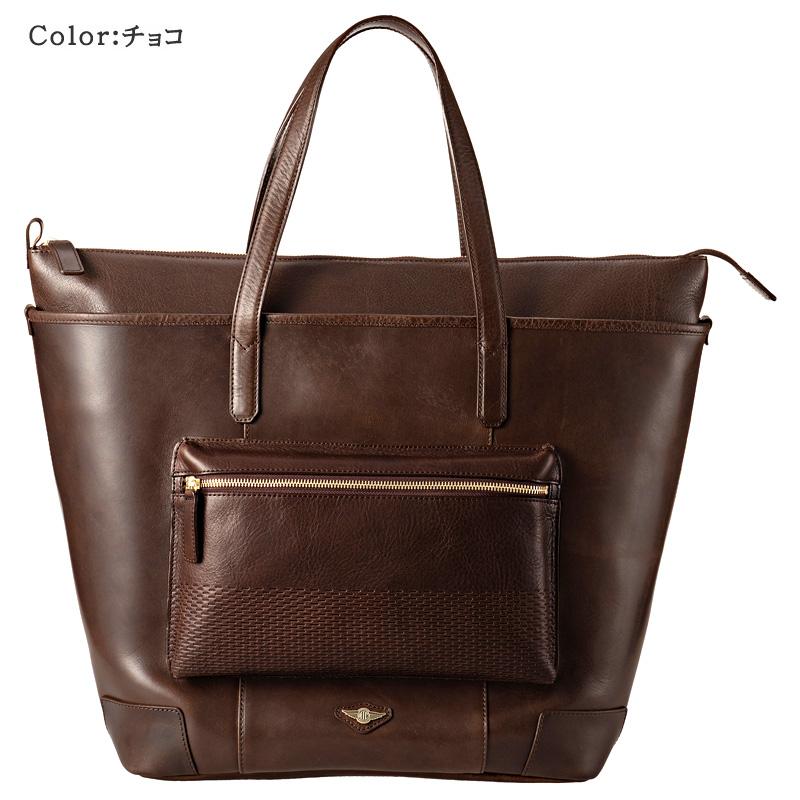 ノイインテレッセ】トートバッグ□ツァイト レザー