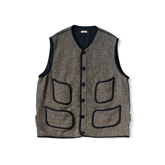 KAPITAL (キャピタル) ビーチ裏毛 ビーチベスト s.t.c｜洋服・小物