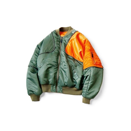 KAPITAL (キャピタル) MA-1ナイロン シャムボマーJKT s.t.c｜洋服