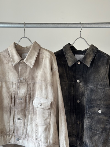 ANCELLM（アンセルム） CORDED VELVETEEN JACKET(GRAY) s.t.c｜洋服