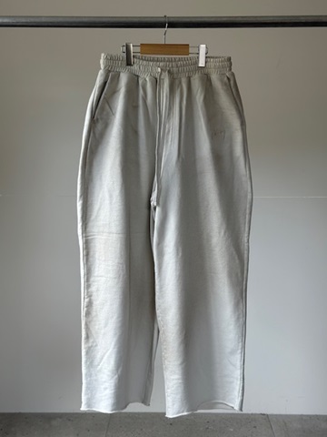 ANCELLM（アンセルム） DYED SWEAT PANTS(WHITE) s.t.c｜洋服・小物