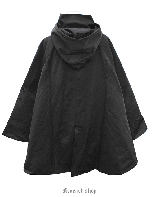 ファイヤーマンバックル フード付 マントコート (L) DRT2597-BW