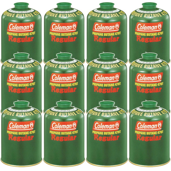 Coleman(コールマン) 純正LPガス燃料(Tタイプ)470g 12個セット