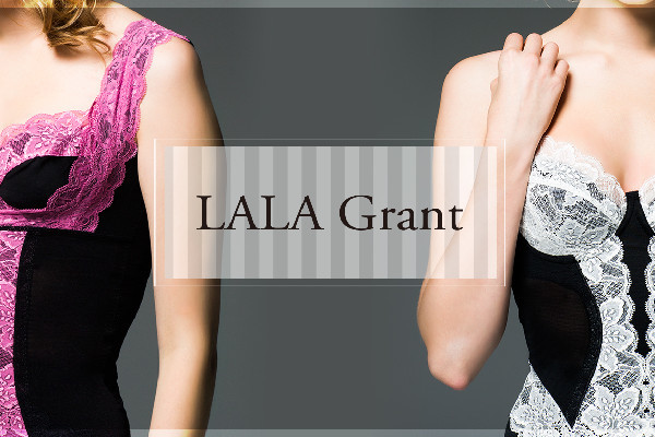 グラントイーワンズ LALA ハイウエストガードル ブラック×ホワイト 82