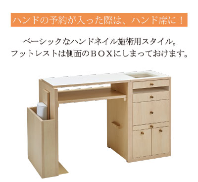 LIMプロデュース ハンド＆フットネイルデスク｜プロ用のネイル用品