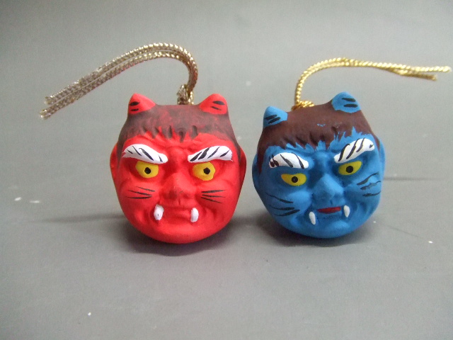 赤鬼・青鬼（土鈴）｜中村陶器 信楽焼の通販サイト （滋賀/陶器/焼き物