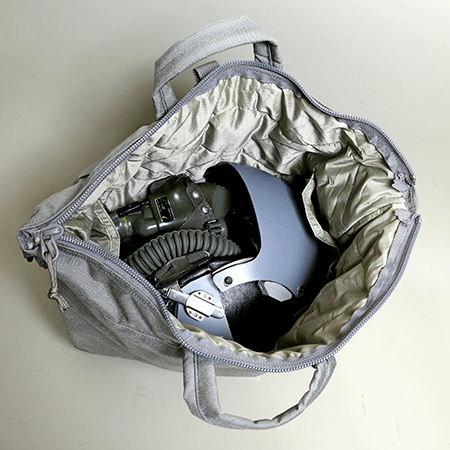 ヘルメットバッグ ミリタリーショップ 革ジャン 中田商店