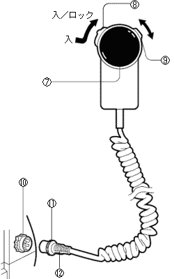 選挙用メガホン（防水ワイヤレスマイク・インカムマイク対応）C型