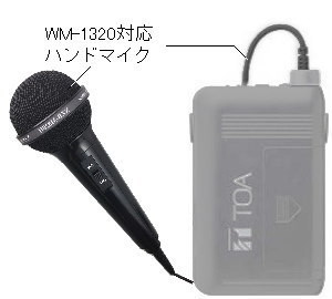 WM-1320用 クリップ （パーツ）TOA製 WM-1310 WM-1300 にも対応 ｜ なんず