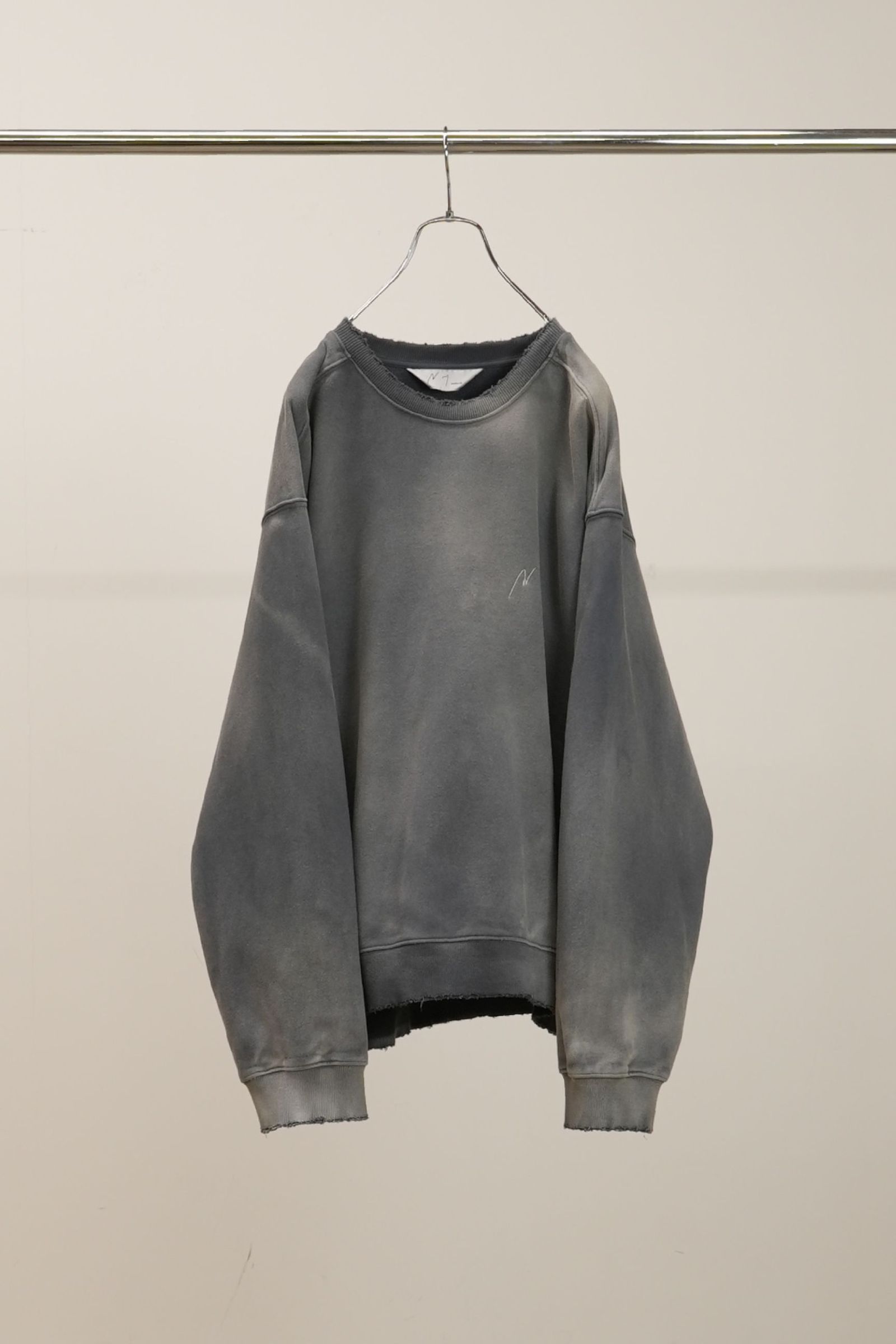 ANCELLM - UNEVENNESS SWEAT SHIRT | GRAY | スウェット | NapsNote