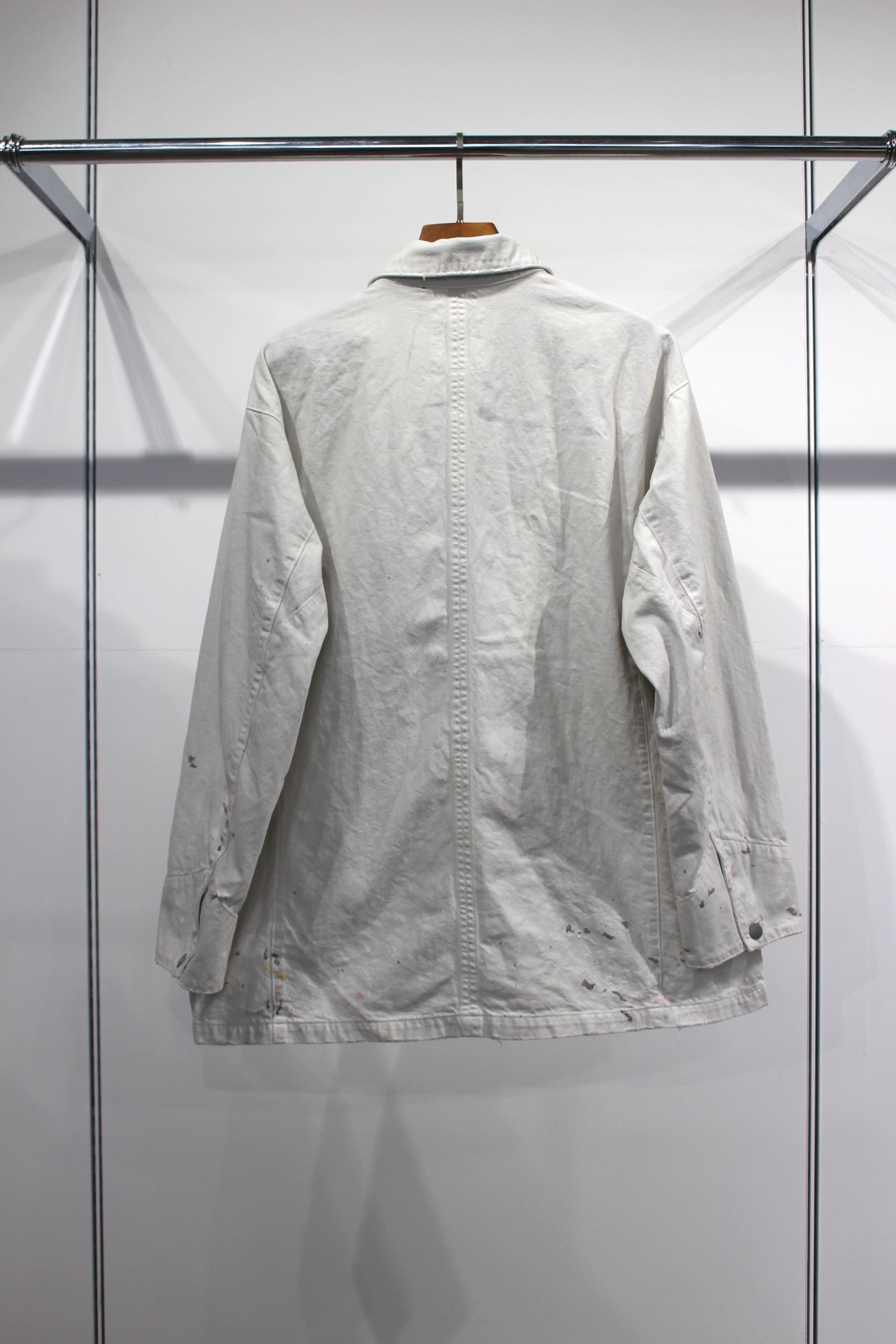 ANCELLM - DENIM COVERALL | WHITE | カバーオール | NapsNote