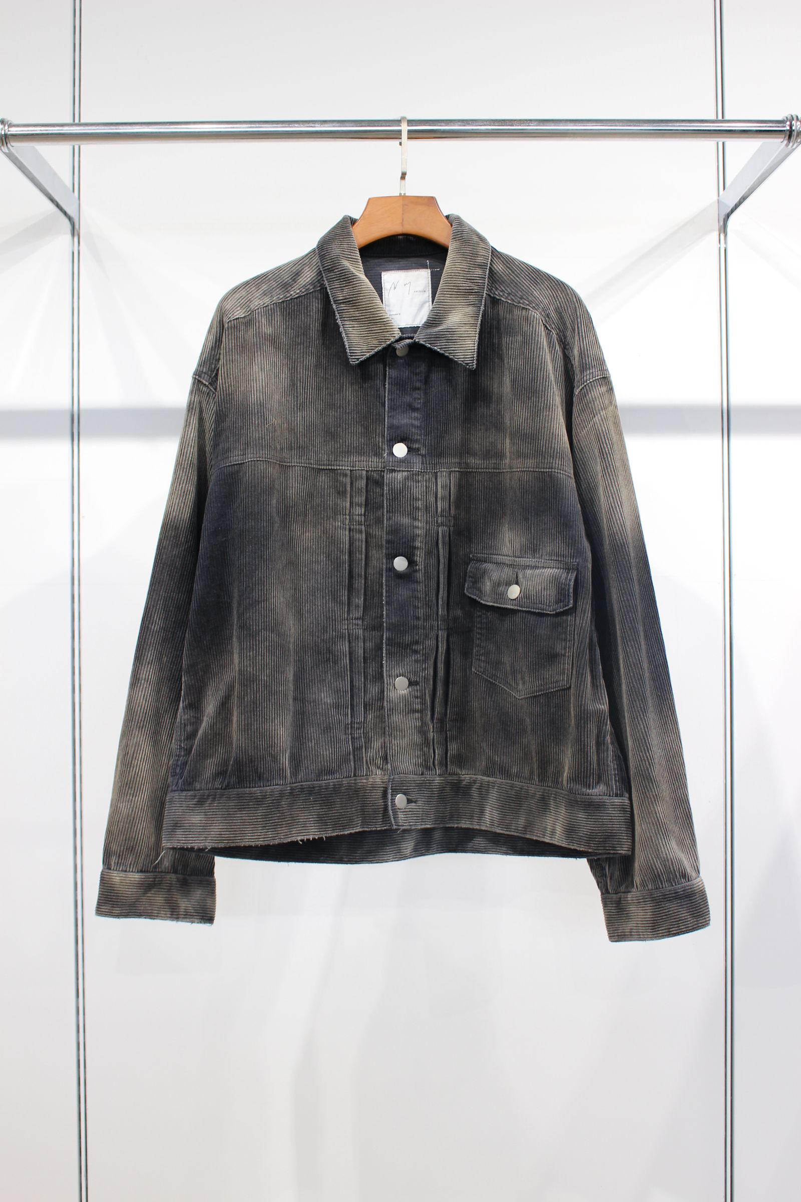 ANCELLM - CORDED VELVETEEN JACKET | BLACK | ジャケット | NapsNote