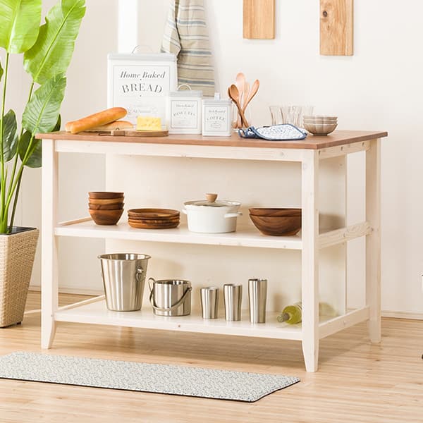 ニトリ ワークテーブル(シナモ12078WH パイン) - 通販 | 家具と