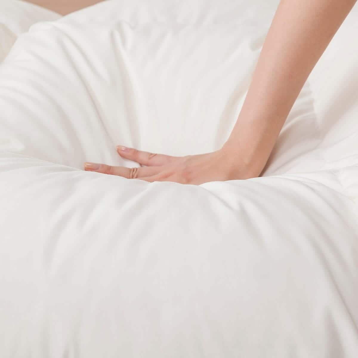 日本製】ホワイトダックダウン93% 羽毛布団(ムーンシャンテン クイーン