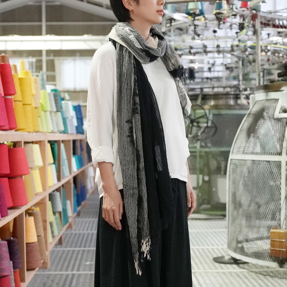 basic two tone shawl | tamaki niime