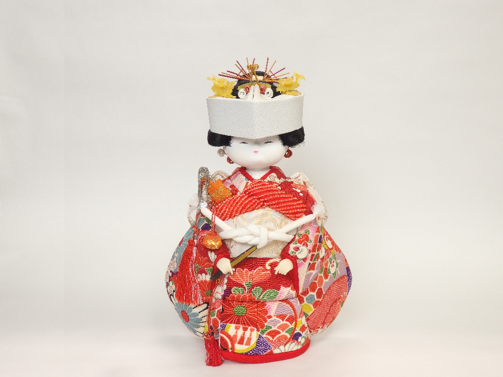 木目込人形 尾山人形 花嫁さん大【人形堂】