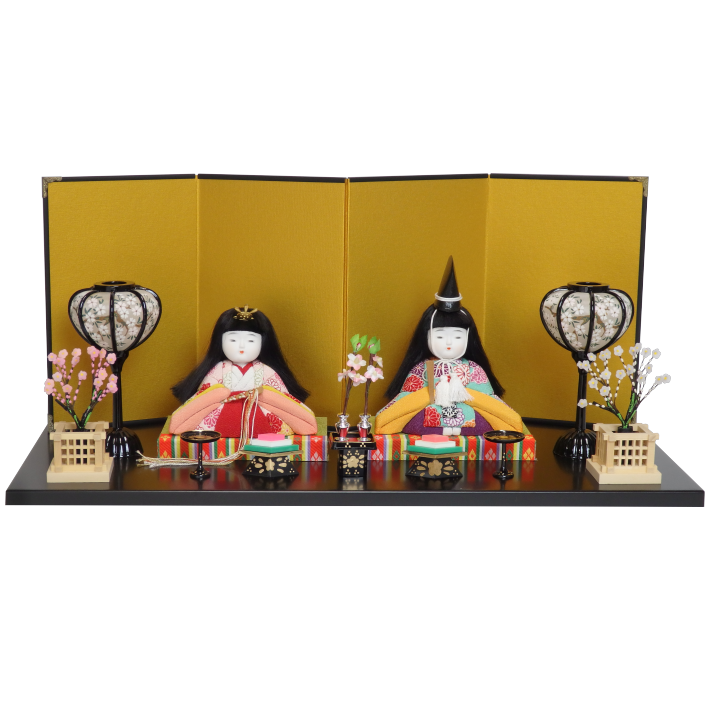 木目込人形 ひな人形 坐雛 豆雛 【人形堂】